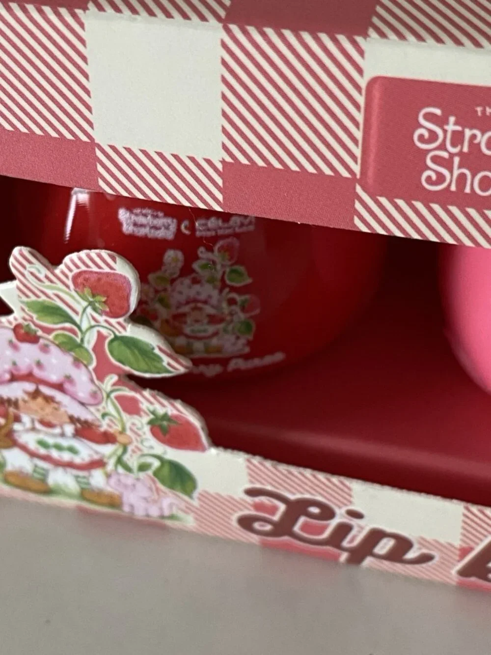 Set Of 3 Strawberry Shortcake Celavi Hydrating Lip Balm Strawberry Jam Jelly NEW